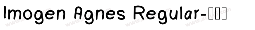 Imogen Agnes Regular字体转换